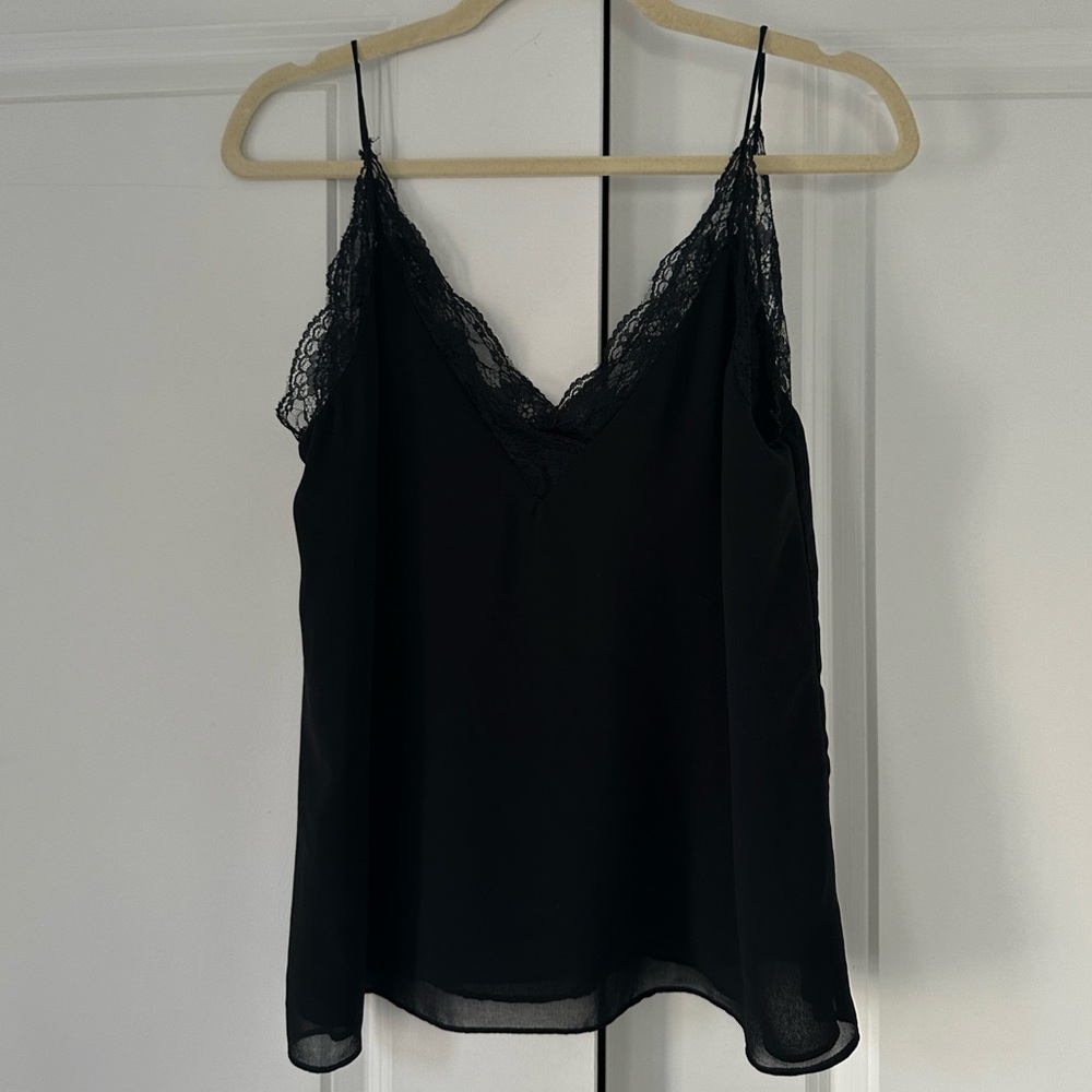 Zara lacy black camisole